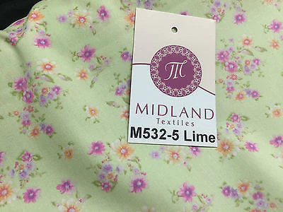 Vintage Ditsy Floral Printed Fabric 100% Cotton Poplin 44" Wide M532 Mtex - Image 14
