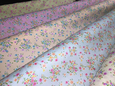Vintage Ditsy Floral Printed Fabric 100% Cotton Poplin 44" Wide M532 Mtex - Image 3