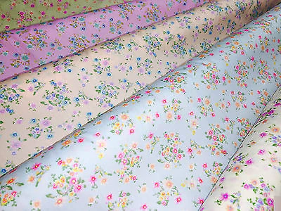 Vintage Ditsy Floral Printed Fabric 100% Cotton Poplin 44" Wide M532 Mtex - Image 4