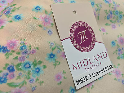 Vintage Ditsy Floral Printed Fabric 100% Cotton Poplin 44" Wide M532 Mtex - Image 9