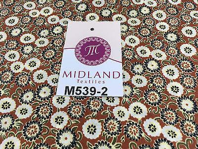 Vintage Floral Ditsy Printed 100% Cotton Poplin Fabric 58" Wide M539 Mtex - Image 10