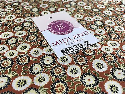 Vintage Floral Ditsy Printed 100% Cotton Poplin Fabric 58" Wide M539 Mtex - Image 11