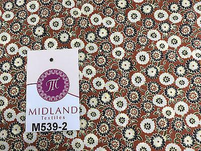 Vintage Floral Ditsy Printed 100% Cotton Poplin Fabric 58" Wide M539 Mtex - Image 12