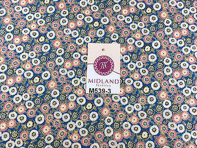 Vintage Floral Ditsy Printed 100% Cotton Poplin Fabric 58" Wide M539 Mtex - Image 13