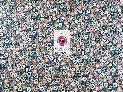 Vintage Floral Ditsy Printed 100% Cotton Poplin Fabric 58" Wide M539 Mtex - Image 14