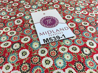 Vintage Floral Ditsy Printed 100% Cotton Poplin Fabric 58" Wide M539 Mtex - Image 4