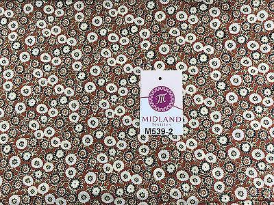 Vintage Floral Ditsy Printed 100% Cotton Poplin Fabric 58" Wide M539 Mtex - Image 8