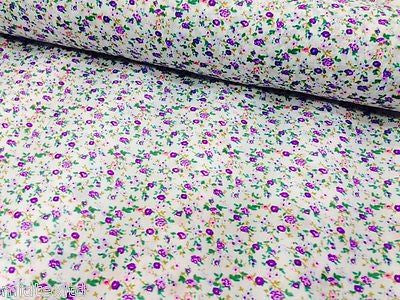 Vintage  floral ditsy Shabby Chic poly cotton printed fabric 44" Wide M341 Mtex - Image 11