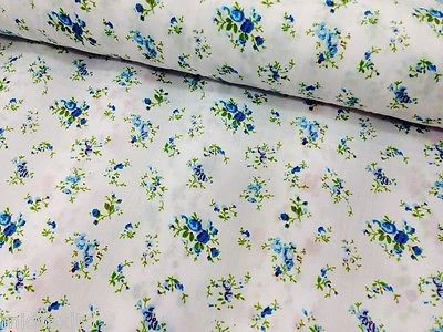 Vintage  floral ditsy Shabby Chic poly cotton printed fabric 44" Wide M341 Mtex - Image 12