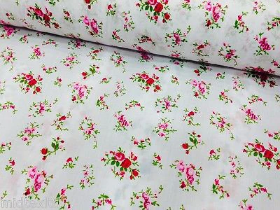 Vintage  floral ditsy Shabby Chic poly cotton printed fabric 44" Wide M341 Mtex - Image 14
