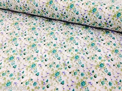 Vintage  floral ditsy Shabby Chic poly cotton printed fabric 44" Wide M341 Mtex - Image 16
