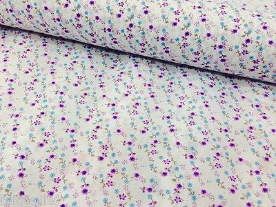 Vintage  floral ditsy Shabby Chic poly cotton printed fabric 44" Wide M341 Mtex - Image 20