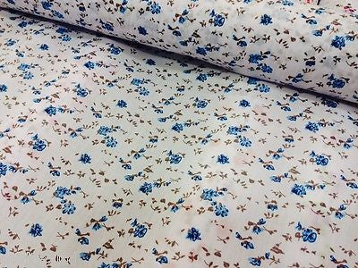 Vintage  floral ditsy Shabby Chic poly cotton printed fabric 44" Wide M341 Mtex - Image 7