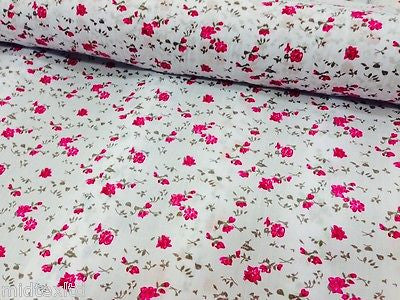 Vintage  floral ditsy Shabby Chic poly cotton printed fabric 44" Wide M341 Mtex - Image 8
