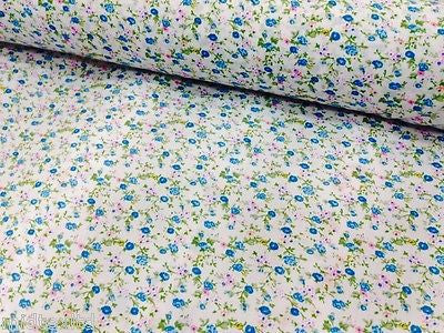 Vintage  floral ditsy Shabby Chic poly cotton printed fabric 44" Wide M341 Mtex - Image 9