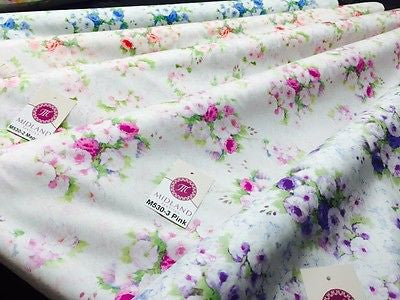 Vintage floral shabby Chic Printed Fabric 100% Cotton Poplin 44" Wide M530 Mtex - Image 6